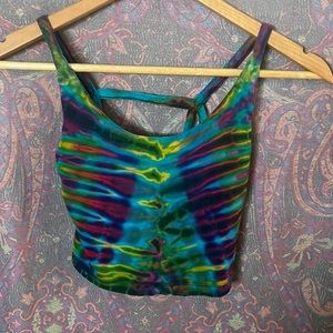 Kathmandu imports tie dye crop top